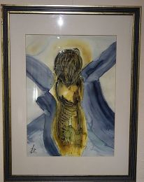 <b>Herbert Zöhrer</b><br> "Wende" Aquarell